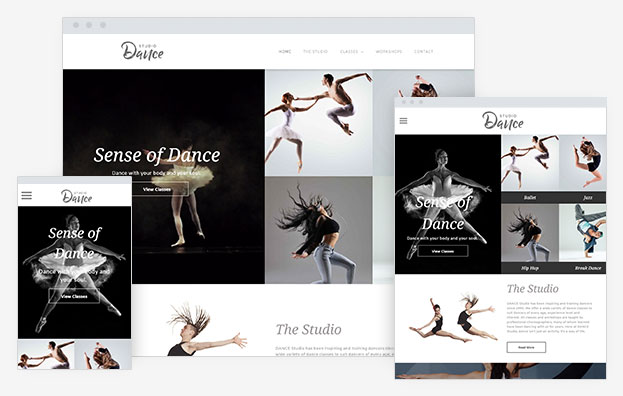 Dance Studio Instantsite Theme