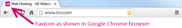 favicon kuvakaappaus