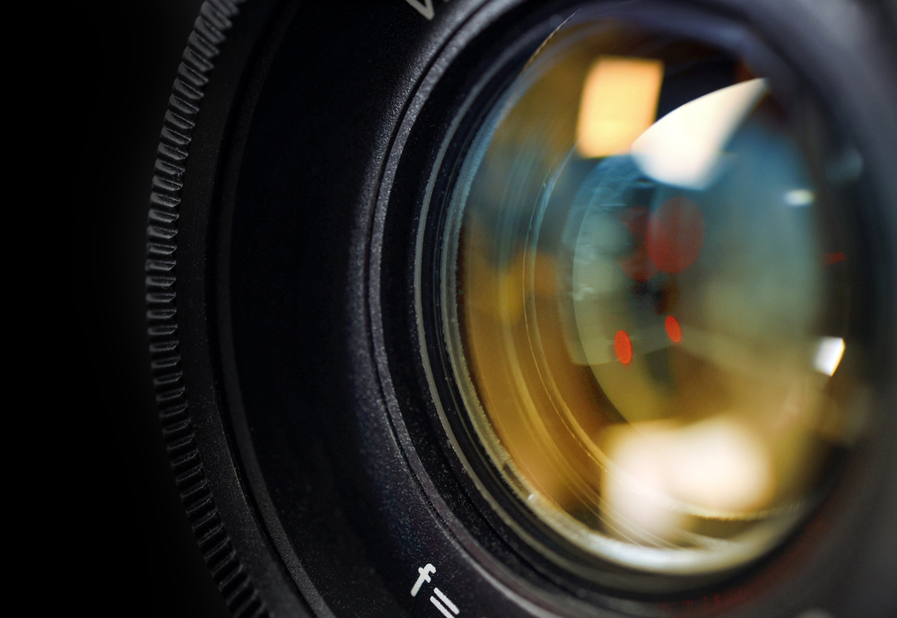 camera lens close up