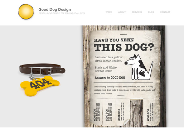good dog design 404