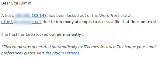 iThemes security