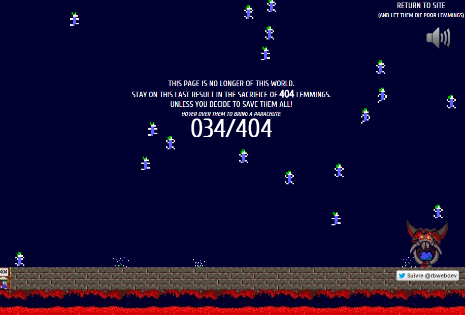 lemmings 404 page
