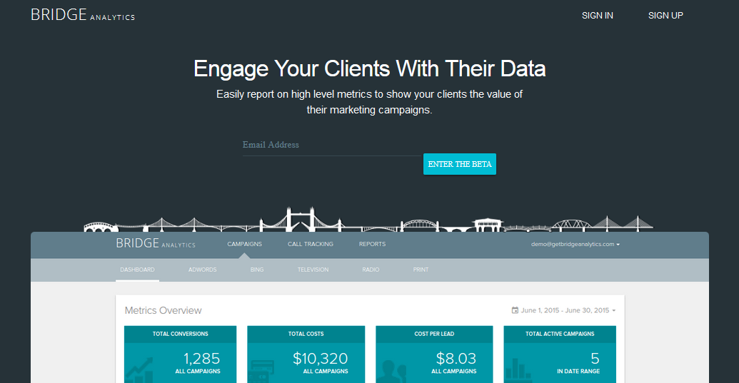 Screen Shot - Bridge Analtyics