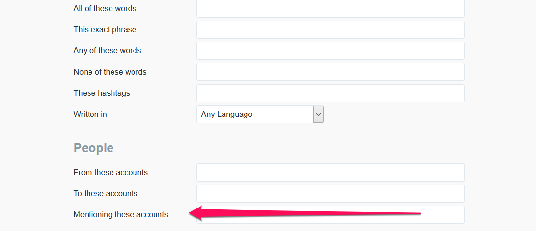Screen Shot - Mentioning These Accounts