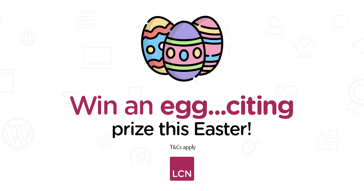 Win an egg...citing prize this Easter!