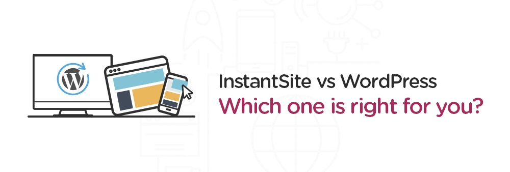 InstantSite vs WordPress