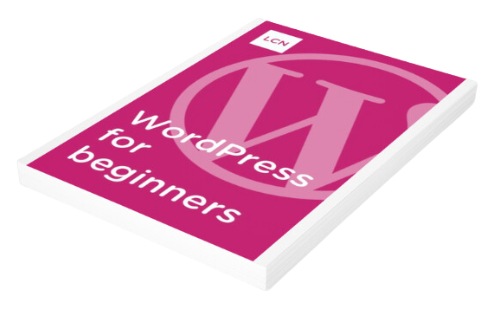 An image that depicts a physical copy of a book related to WordPress hosting, titled "WordPress for Beginners"