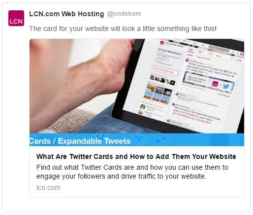 Twitter Card preview screenshot
