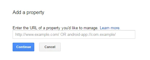 Search Console verification