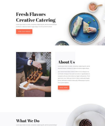 Food Catering WordPress Hosting Theme
