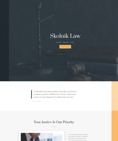 Law Firm WordPress Hosting Theme