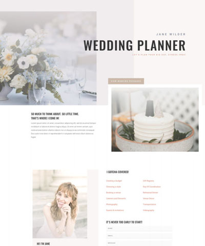Wedding Planner WordPress Hosting Theme
