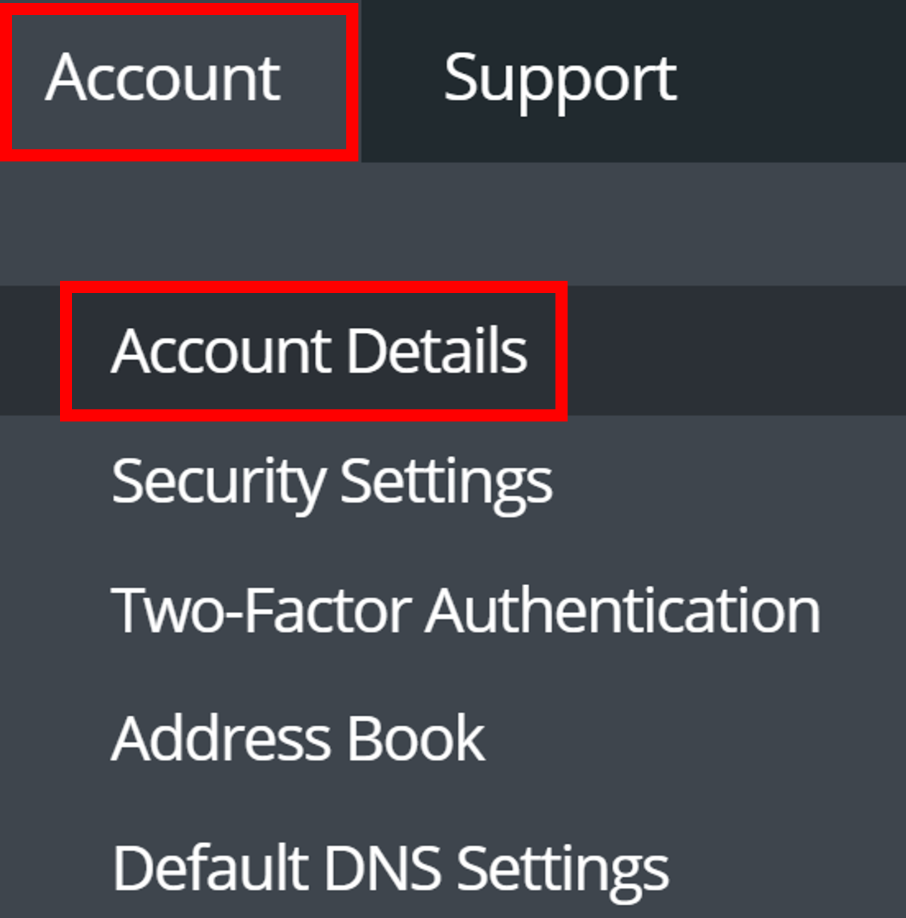 How to edit my Account Details in the Online Control Panel - Customer ...