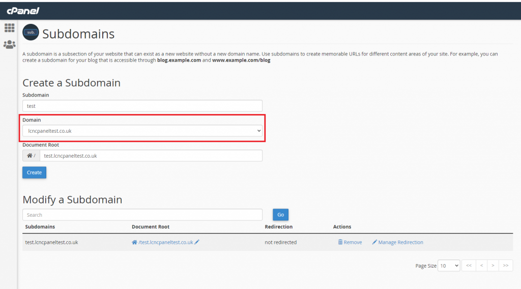 How To Create A Subdomain In CPanel Customer Support Guides LCN